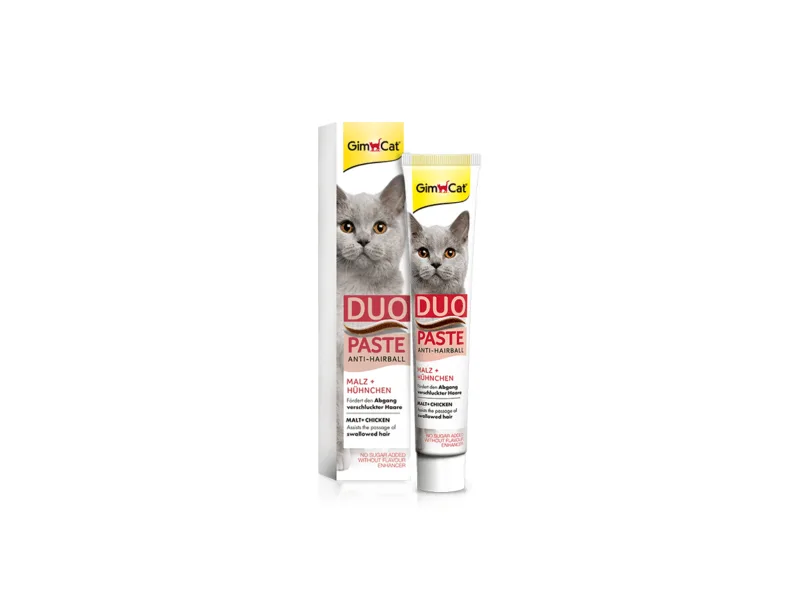 مالت گربه جیم کت (GimCat) مدل Duo Paste با طعم مالت و مرغ