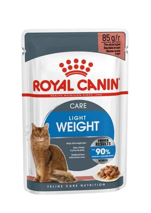 پوچ گربه رویال کنین مدل light weight بسته 85گرمی