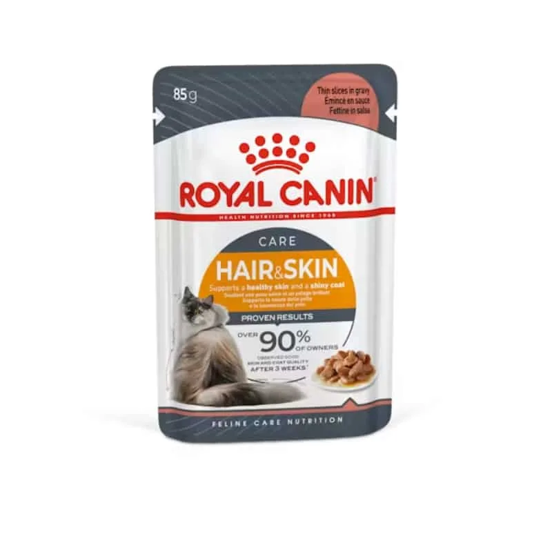 پوچ گربه رویال کنین هیر اند اسکین (Hair and Skin)
