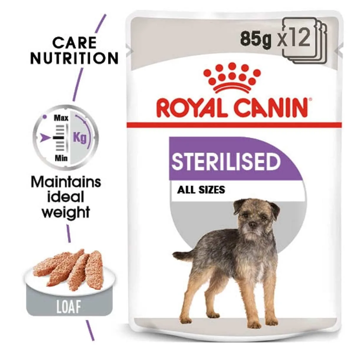 پوچ سگ رویال کنین مدل Sterilised بسته 85 گرمی